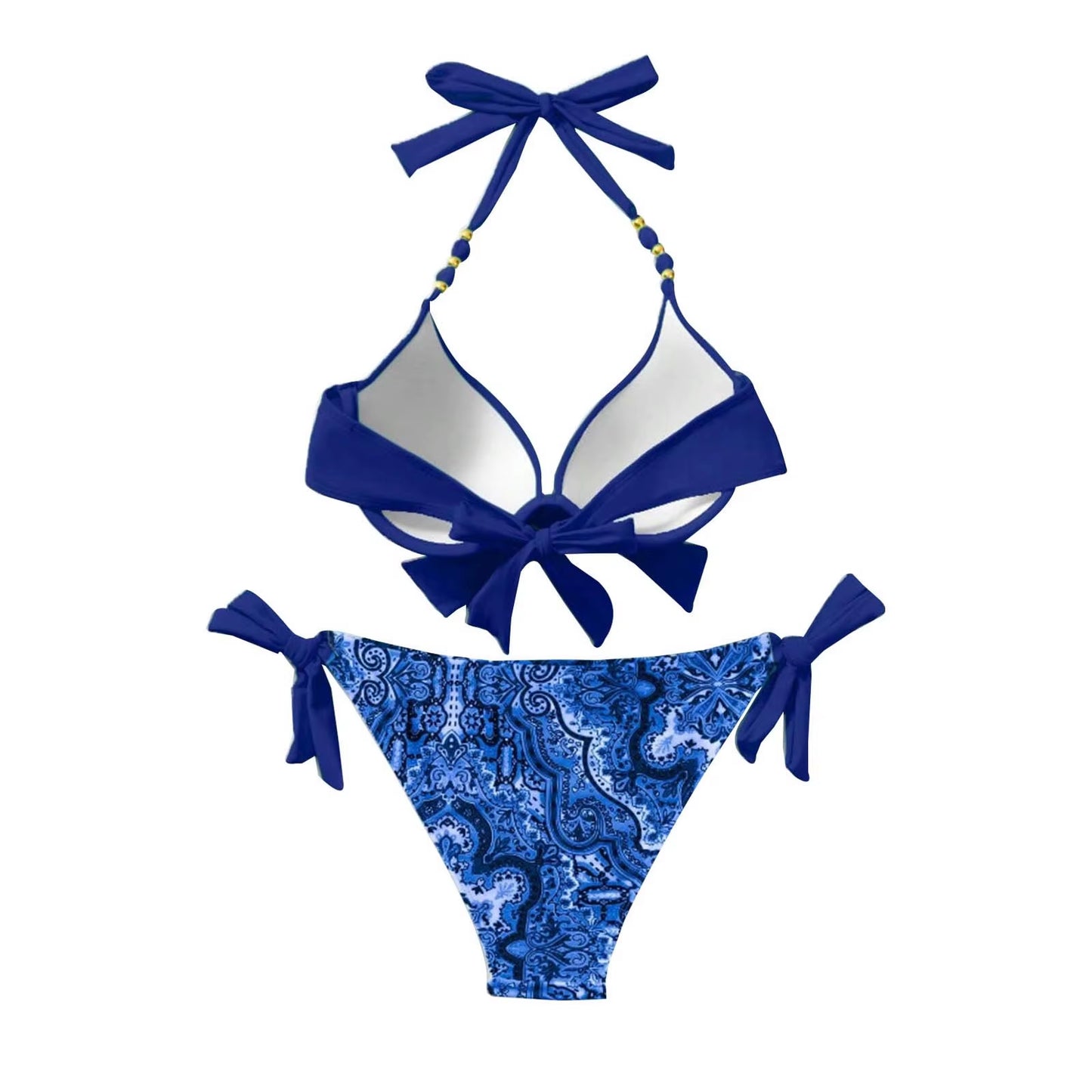 Bathing Suit Top 18W Women'S Sexy Fashion Bikini Strap Split Swimsuit Mom Bod Bathing Suits